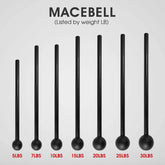 Steel Mace Bell for Strength Training, Support Full Body, Muscles, Shoulder, Grips & Forearms Workouts, Stretching 5, 7, 10, 15, 20, 25, 30 LB for Woman & Man