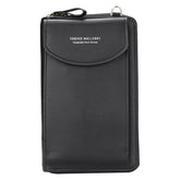 Elegance On-the-Go – Luxe PU Leather Crossbody Shoulder Bag with Phone & Card Organizer