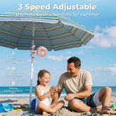 Battery Operated Stroller Fan Flexible Tripod Clip on Fan with 3 Speeds and Rotatable Handheld Personal Fan for Car Seat Crib Bike Treadmill (Pink)