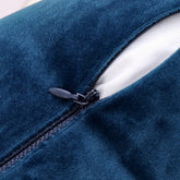 Decorative Throw Pillow Covers Velvet 18X18 Inch Pack of 2 Blue Cushion Covers Soft for Couch Sofa Bedroom Living Room Outdoor