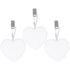 1/2/3PCS Purse Heart LED Light Handbag Lamp Automatic Motion Activated Purse Heart Shaped Light for Women Bah Purse Charm