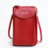 Elegance On-the-Go – Luxe PU Leather Crossbody Shoulder Bag with Phone & Card Organizer