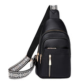 UrbanChic Crossbody – Waterproof PU Leather Chest & Shoulder Bag for Women on the Go