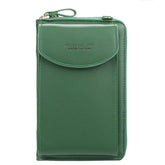 Elegance On-the-Go – Luxe PU Leather Crossbody Shoulder Bag with Phone & Card Organizer