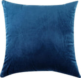 Decorative Throw Pillow Covers Velvet 18X18 Inch Pack of 2 Blue Cushion Covers Soft for Couch Sofa Bedroom Living Room Outdoor