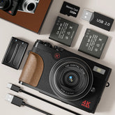 4K 56MP Digital Camera for Photography and YouTube with 32GB SD Card