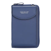Elegance On-the-Go – Luxe PU Leather Crossbody Shoulder Bag with Phone & Card Organizer