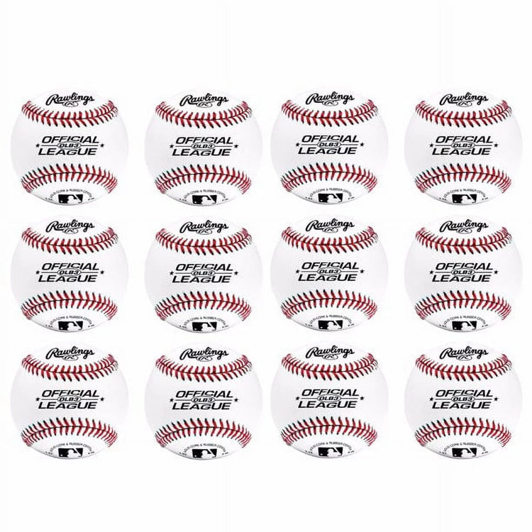 (6 Pack)  OLB3 Official League Recreational Use Baseball, Single Ball