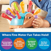 Spike the Fine Motor Hedgehog - Toddler Learning Toys, Fine Motor and Sensory Toys for Kids Ages 18+ Months, Montessori Toys