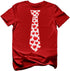 Boys Valentines Day Shirt Red Hearts Tie Toddler Infant Kids T-Shirt