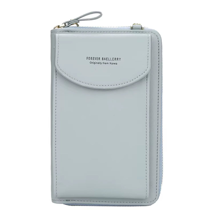 Elegance On-the-Go – Luxe PU Leather Crossbody Shoulder Bag with Phone & Card Organizer