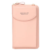 Elegance On-the-Go – Luxe PU Leather Crossbody Shoulder Bag with Phone & Card Organizer