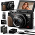4K 56MP Digital Camera for Photography and YouTube with 32GB SD Card