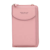 Elegance On-the-Go – Luxe PU Leather Crossbody Shoulder Bag with Phone & Card Organizer