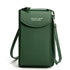 Elegance On-the-Go – Luxe PU Leather Crossbody Shoulder Bag with Phone & Card Organizer